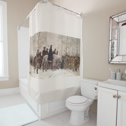Valley Forge Shower Curtain Douchegordijn (In situ)