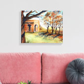 Valley Garden Harrogate van Farida Greenfield Canvas Afdruk (Insitu (Woonkamer))