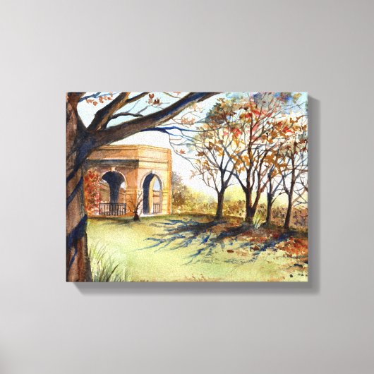 Valley Garden Harrogate van Farida Greenfield Canvas Afdruk (Voorkant)