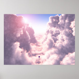 Valley in Clouds Print