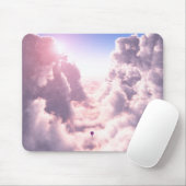 Valley in de wolken Mousepad Muismat (Met muis)