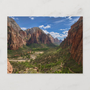 Valley in het Nationaal Park Zion Briefkaart