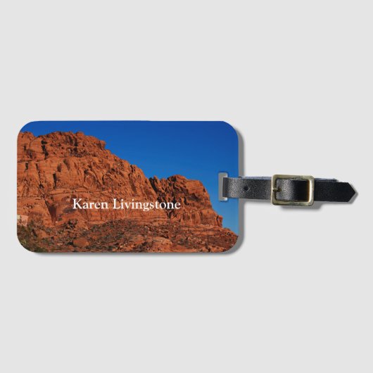Valley of Fire   Bagagelabel (Voorkant (horizontaal))