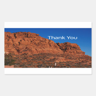 Valley of Fire Rechthoekige Sticker