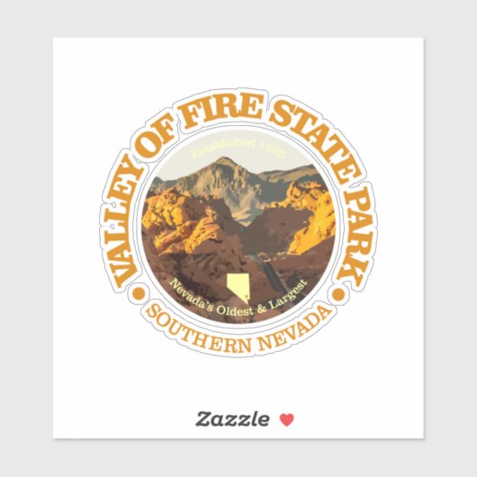 Valley of Fire SP Sticker (Vel)