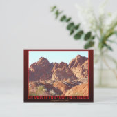 Valley of Fire State Park Briefkaart (Staand voorkant)