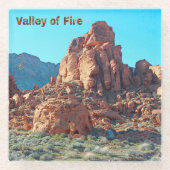 Valley of Fire State Park Glazen Onderzetter (Voorkant)