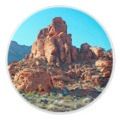 Valley of Fire State Park Keramische Knop (Voorkant)