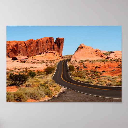 Valley of Fire State Park Nevada America USA Poster (Voorkant)