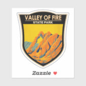 Valley of Fire State Park Nevada Sticker (Vel)