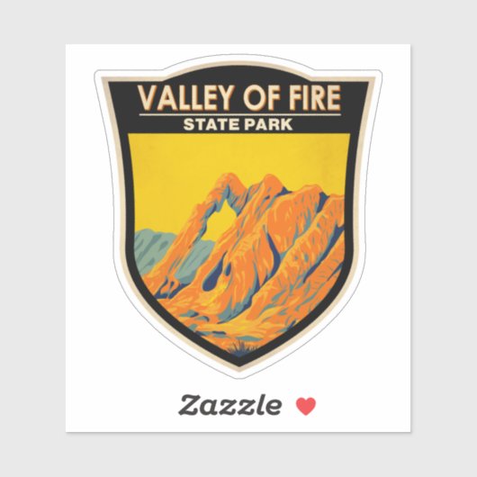 Valley of Fire State Park Nevada  Sticker (Vel)
