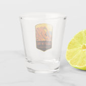 Valley Of Fire State Park Shot Glas (Achterkant)