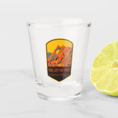 Valley Of Fire State Park Shot Glas (Voorkant)