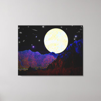 Valley of the Moon Canvas Afdruk