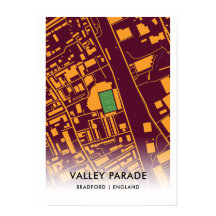 Valley Parade Poster - thuisbasis van Bradford Cit