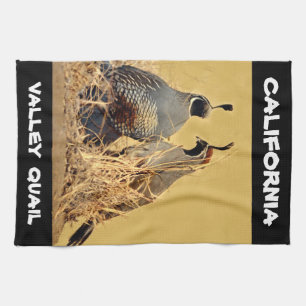 Valley Quail (Californië) Theedoek