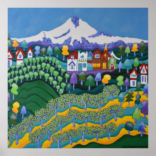 Valley Uitzicht en Parkdale Poster (Voorkant)