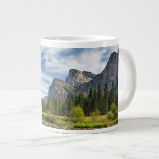 Valley Uitzicht in het Nationaal Park Yosemite Extra Grote Beker (Voorkant rechts)