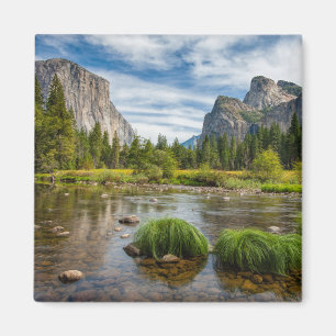 Valley Uitzicht in het Nationaal Park Yosemite Magneet