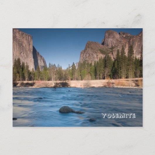Valley Uitzicht, Yosemite Briefkaart (Voorkant)