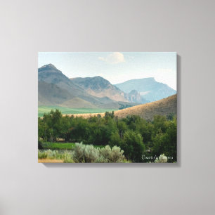 Valley View Canvas Afdruk