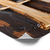 Valley Vista: Wasbeer in de schemering Poster (Hoek)