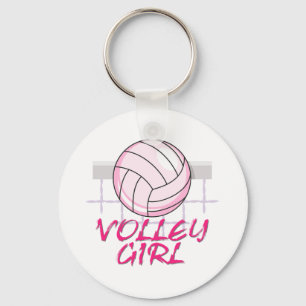 valley volley meisje volleyball ontwerp sleutelhanger