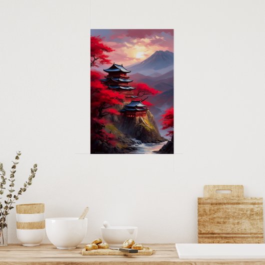 Valley's Guardian, Tempelcomplex Poster (Keuken)