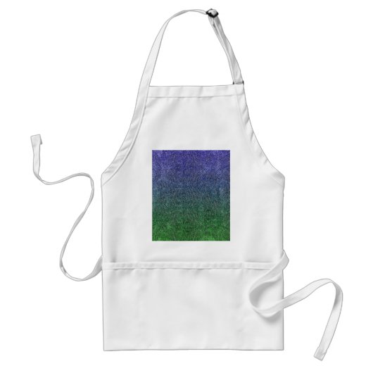 Valln Forest Nightfall Glitter Gradient Standaard Schort (Voorkant)