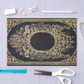 Valln  Gold Lijst (ideaal voor een monogram!) Tissuepapier (Craft)