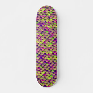 Valln Paarse en groene weegschalen Skateboard