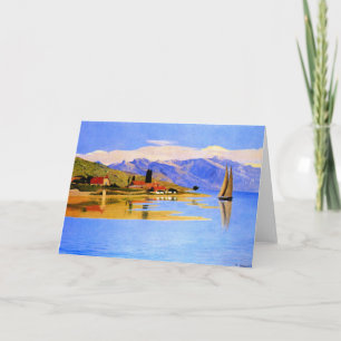 Vallotton - De haven van Pully, fijn kunstschilder Kaart