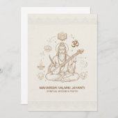 Valmiki jayanti viering kaart (Voorkant / Achterkant)