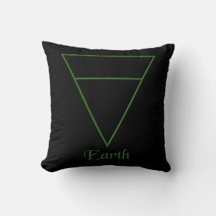 Valn Pagan Earth Element Symbol Kussen