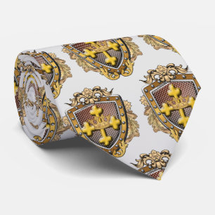 Valor Family Crest Shield Stropdas