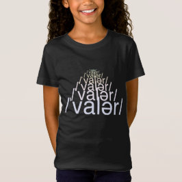Valor Fonetisch Meisjes T-Shirt