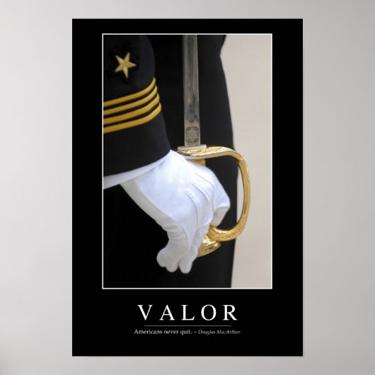Valor: Inspirerend prijsopgave 1 Poster (Voorkant)