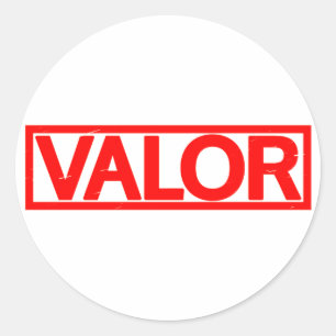 Valor Stamp Ronde Sticker