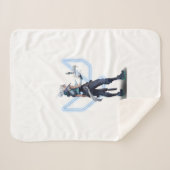 Valorant Jett Sherpa Deken (Voorkant (horizontaal))