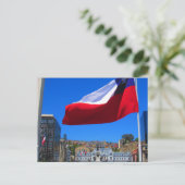 valparaíso burgervlag briefkaart (Staand voorkant)