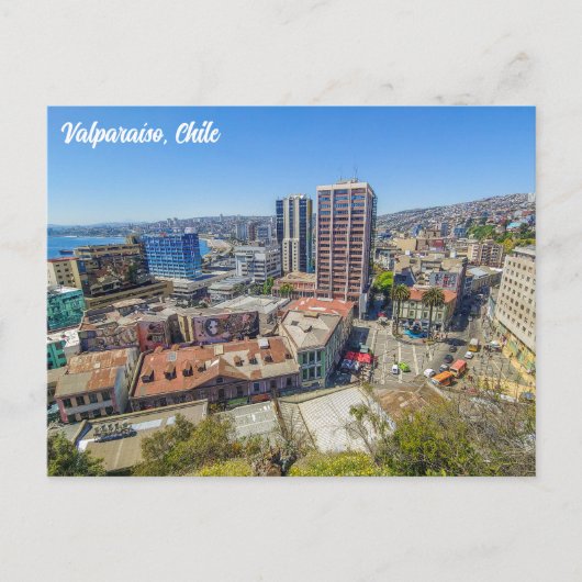 Valparaíso, Chili Briefkaart (Voorkant)
