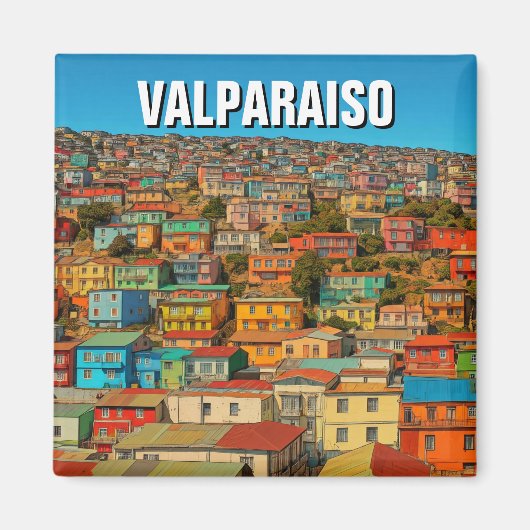 Valparaiso Chili Magneet (Voorkant)