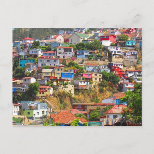 valparaíso : heuvels briefkaart (Voorkant)