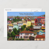 valparaíso kleuren briefkaart (Voorkant / Achterkant)
