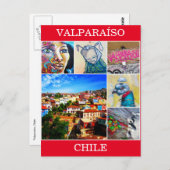 valparaíso kunstscènes briefkaart (Voorkant / Achterkant)