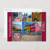 valparaíso scènes briefkaart (Voorkant / Achterkant)