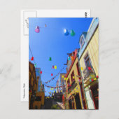 valparaíso straatkleur briefkaart (Voorkant / Achterkant)