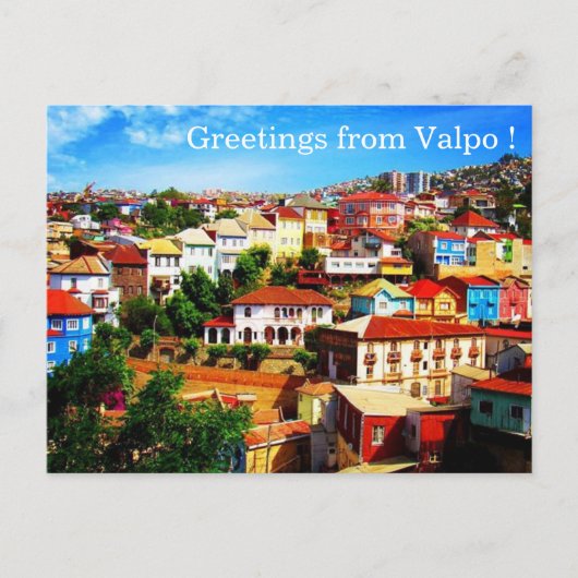 valpo chile briefkaart (Voorkant)