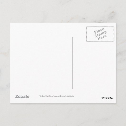 Valse de la carte postale des fleurs (Dos)