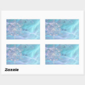 Valse des Stickers Cadeau des Snowflakes (Feuille)